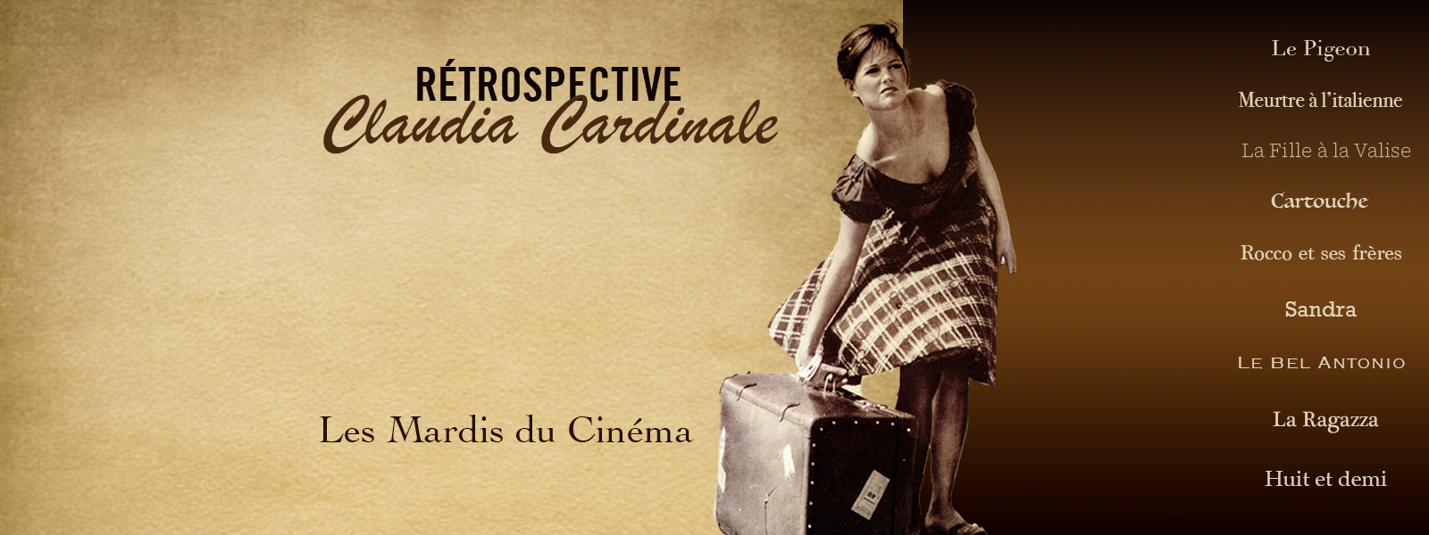 Les Mardis du Cinéma spécial Claudia Cardinale commencent